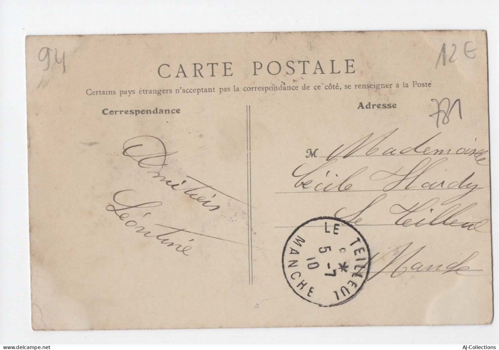 AJC - Ablon Inondé Janvier 1910 - Le Poste Des Pontonniers ( Descente De La Gare D'arrivée) - Ablon Sur Seine