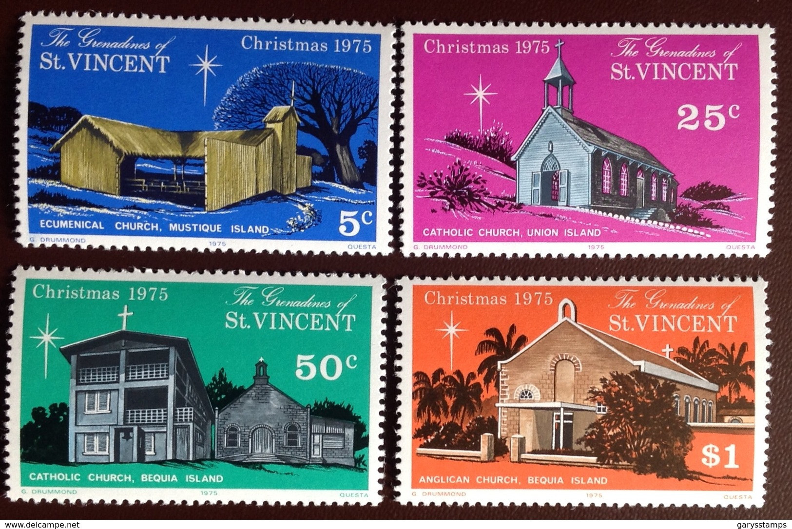 Grenadines Of St Vincent 1975 Christmas MNH - St.Vincent (...-1979)