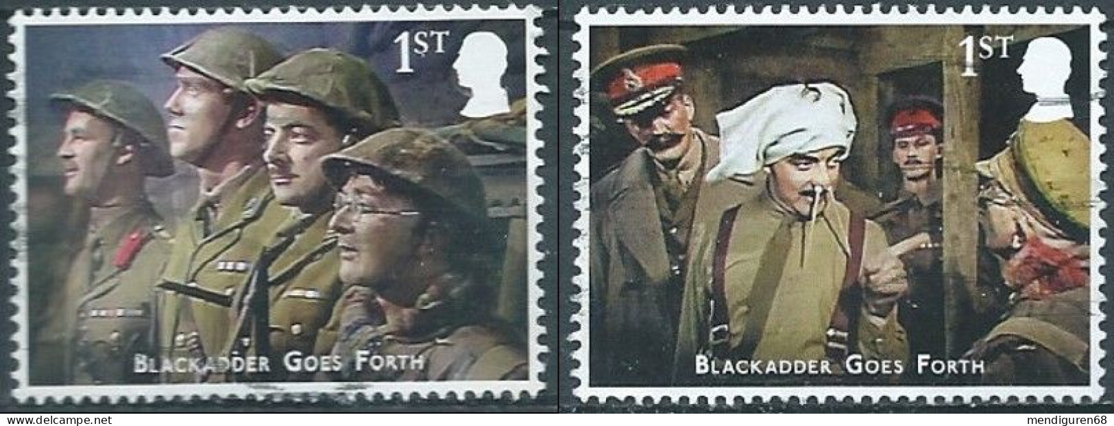 GROSSBRITANNIEN GRANDE BRETAGNE GB 2023 BLACKADDER SET 2V USED SG 5023-4 MI 5192-3 YT 5583-4 SN 4369-70 - Used Stamps