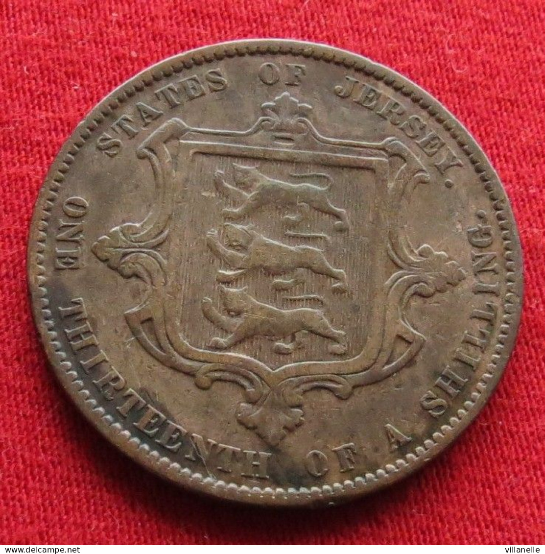 Jersey 1/13 Shilling 1866 W ºº - Jersey