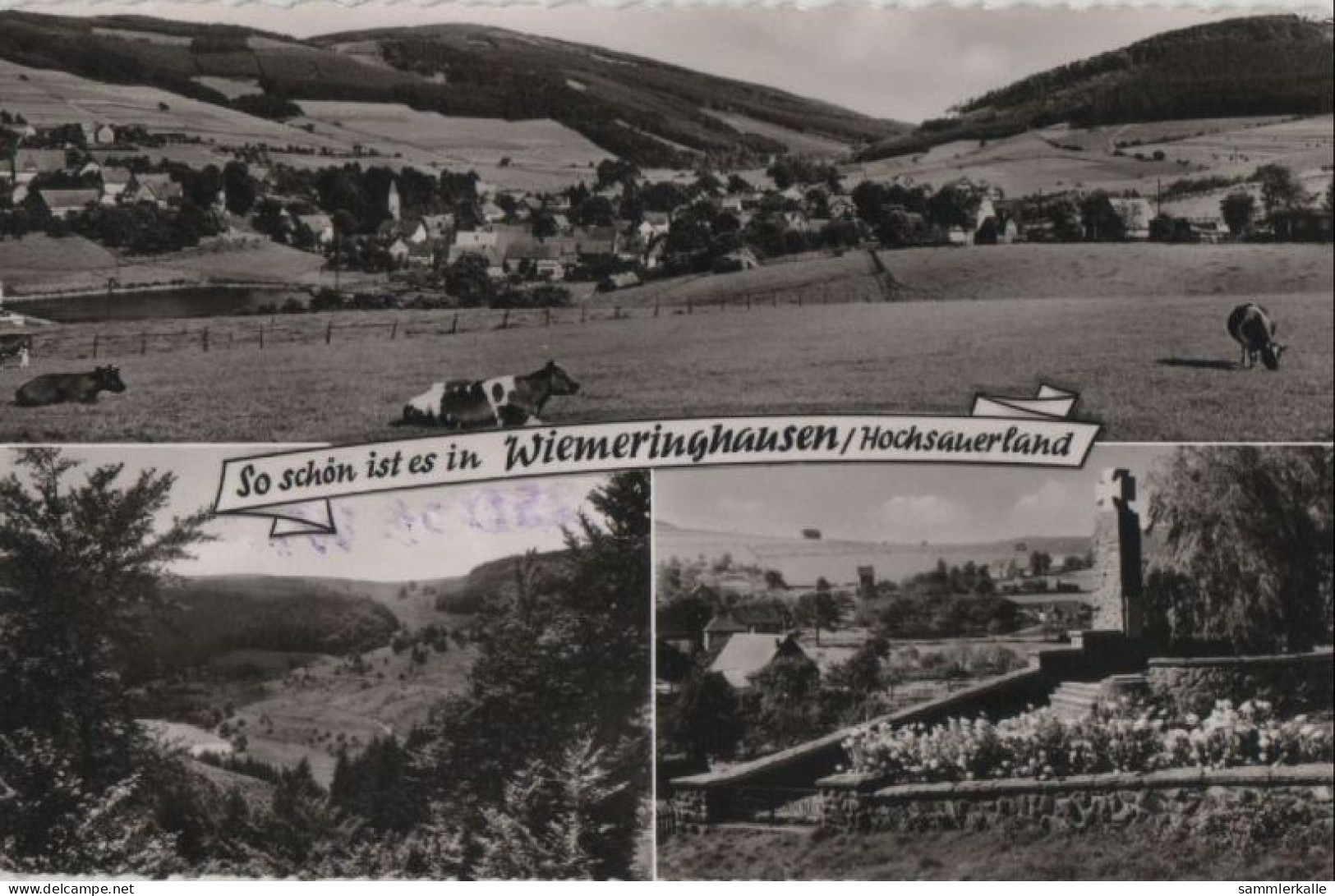 85152 - Olsberg-Wiemeringhausen - 3 Teilbilder - 1962 - Meschede