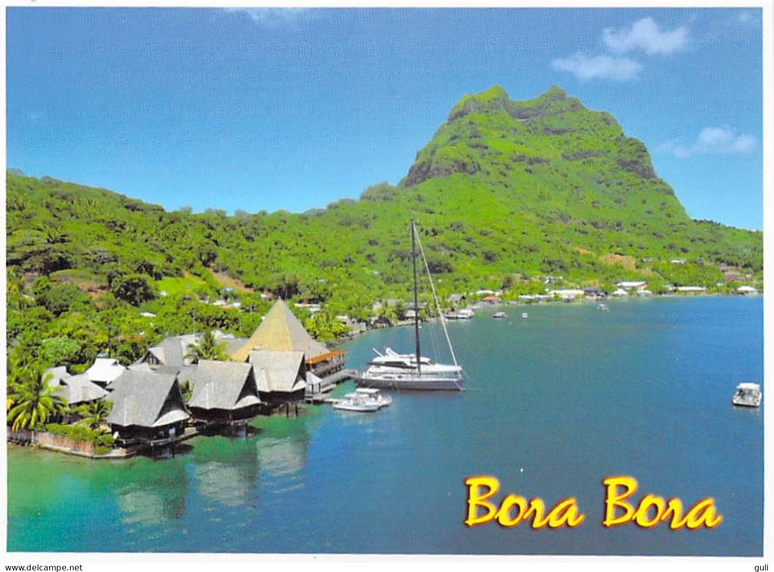 Polynésie Française  BORA-BORA Le Restaurant Maikai Marina Escale Gastronomique Incontournable TEVA SYLVAIN 1608Tahiti - Polynésie Française