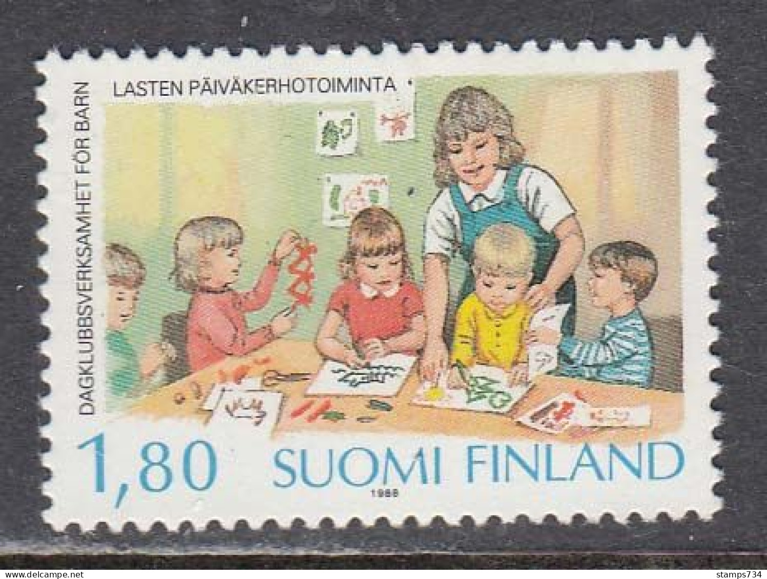 Finland 1988 - 40 Years Children's Day Groups, Mi-Nr. 1065, MNH** - Unused Stamps