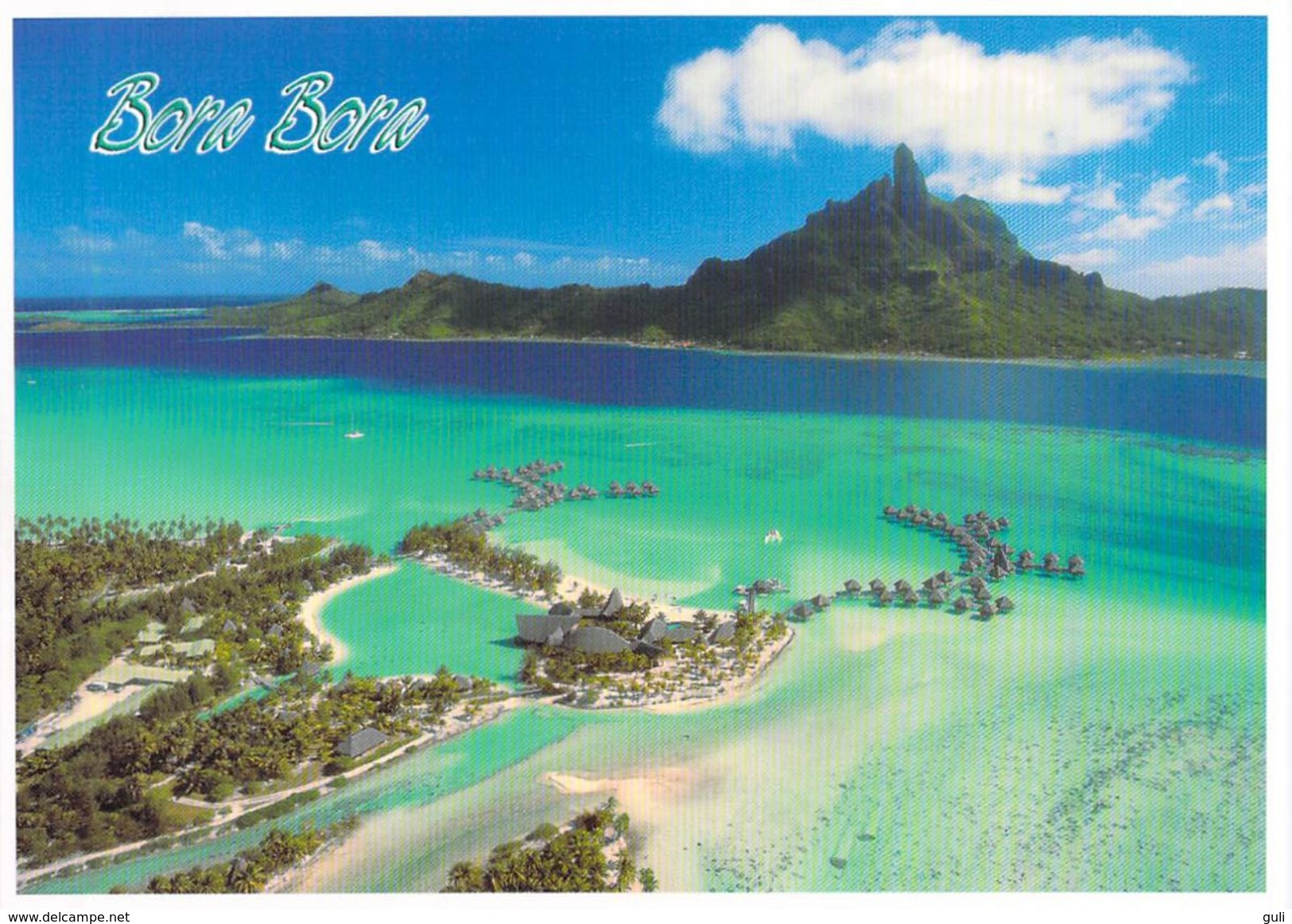 Polynésie Française BORA BORA   Vue Aérienne De L'Hôtel LE MERIDIEN   (T.Sylvain  Tahiti 1447)* PRIX FIXE - Polynésie Française