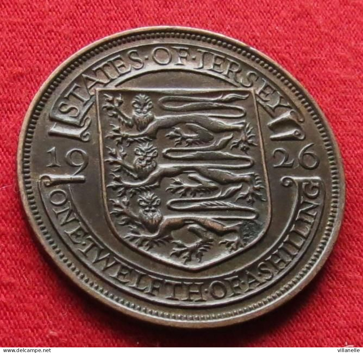 Jersey 1/12 Shilling 1926 W ºº - Jersey