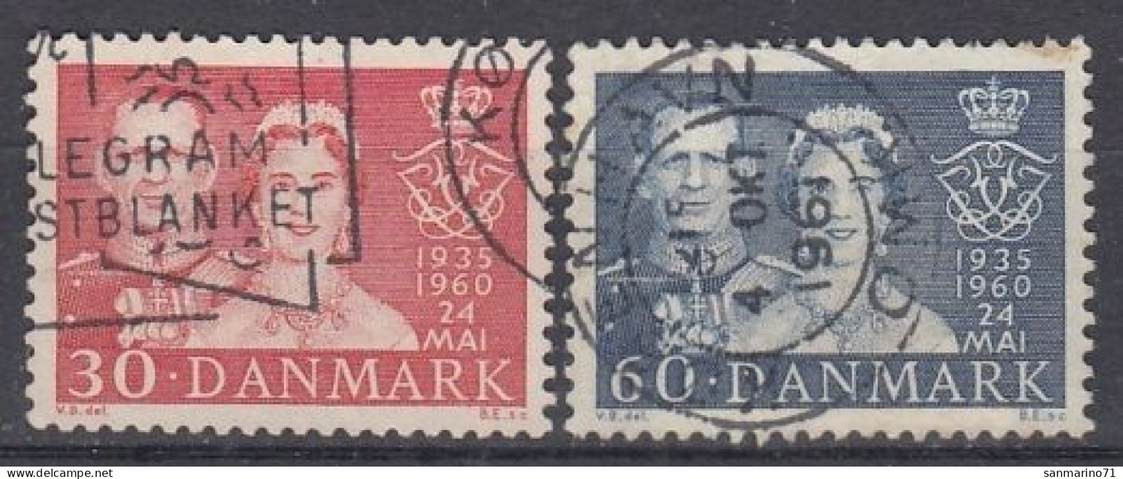 DENMARK 381-382,used,falc Hinged - Usati