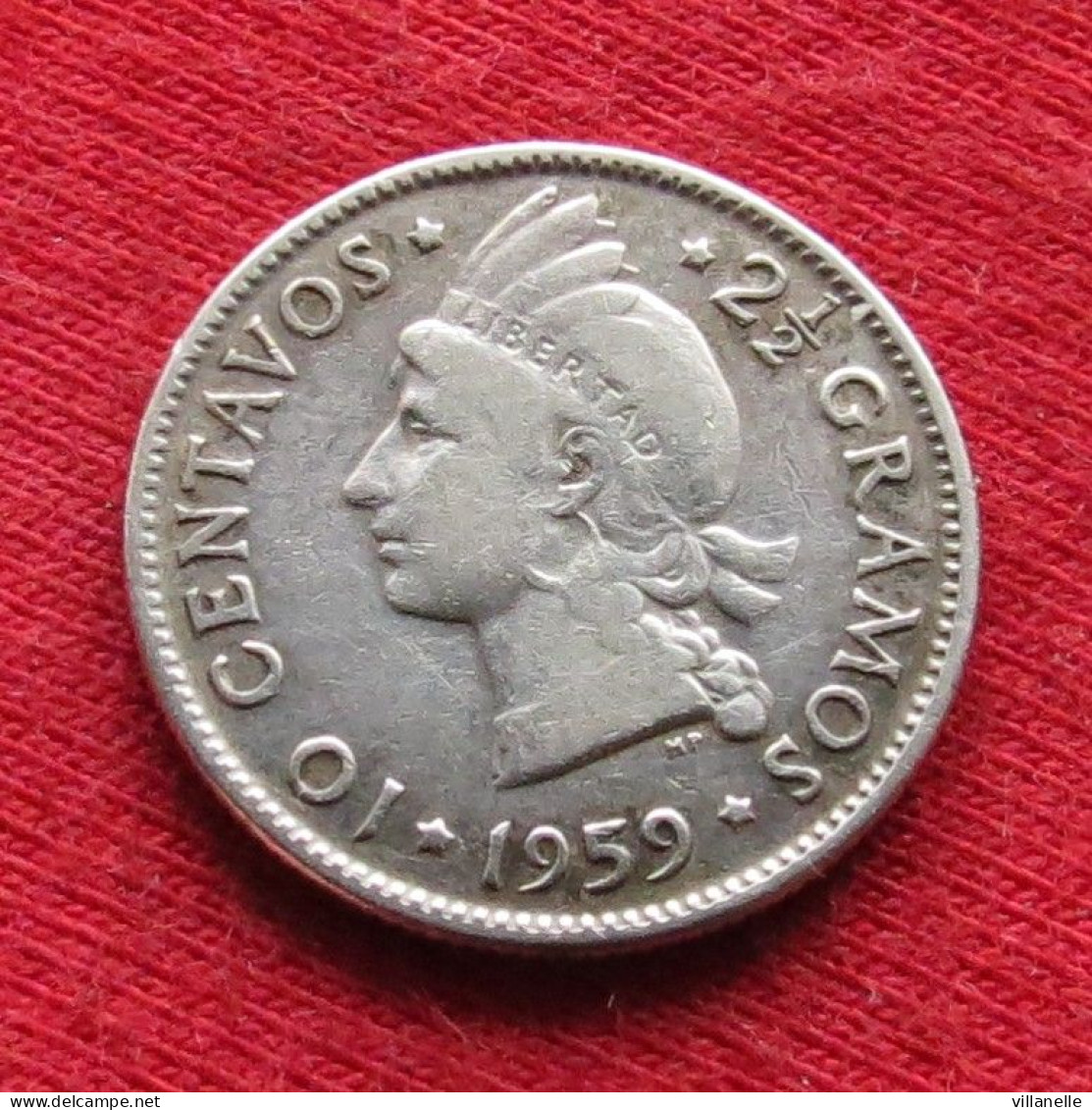 Dominicana 10 Centavos 1959 Dominican Republic Dominicaine W ºº - Dominicana