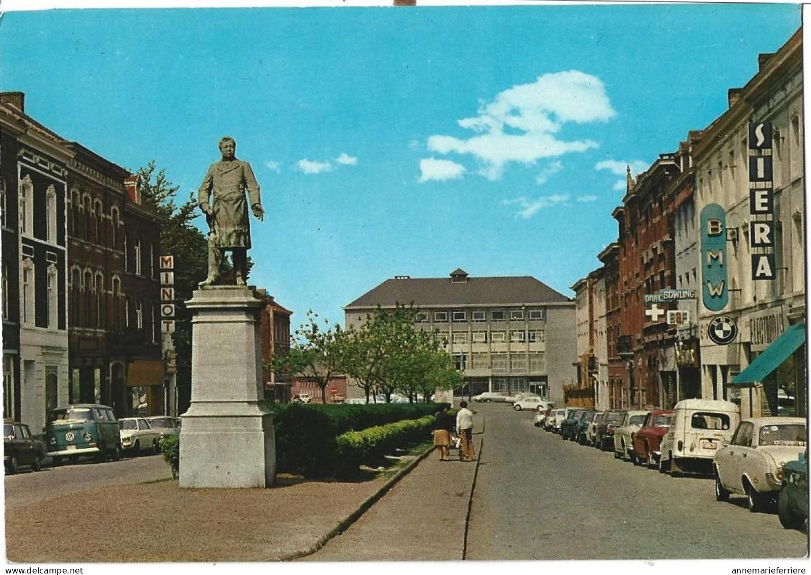 La Louvière Boulevard Mairaux Statue Amand Mairaux, Fondateur De La Louvière - La Louvière