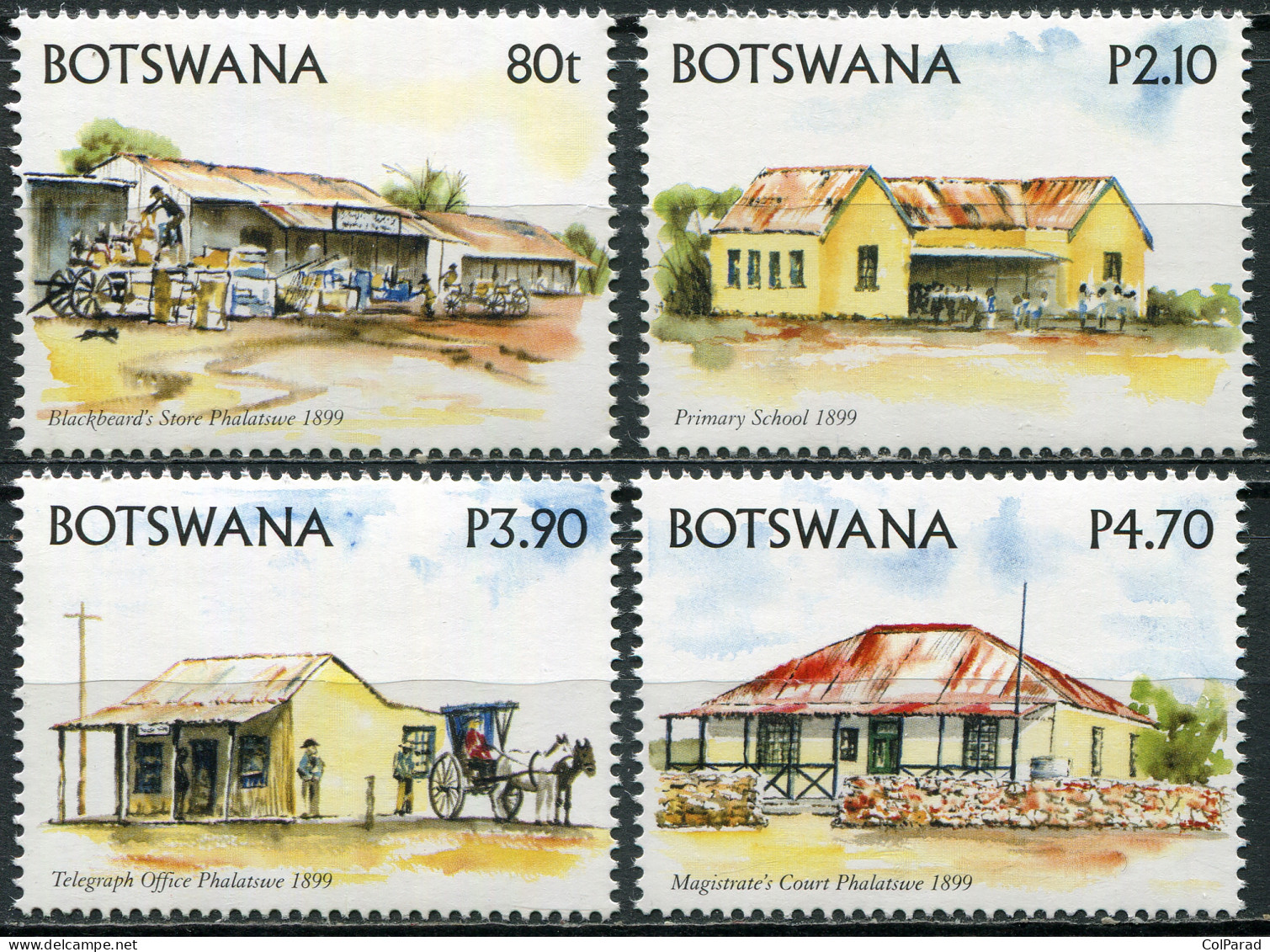 BOTSWANA - 2005 - SET OF 4 STAMPS MNH ** - Historical Buildings, Phalatswe - Botswana (1966-...)