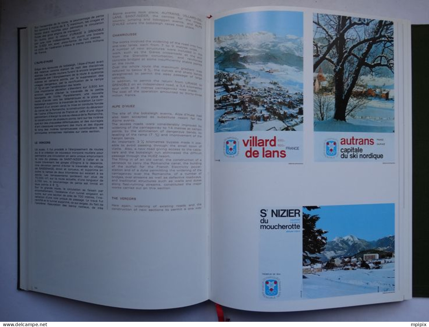 Rapport Officiel Report Xème Jeux Olympiques D'hiver Grenoble 1968 Ex N°3518 JO 68 Olympics Winter Games - Libri