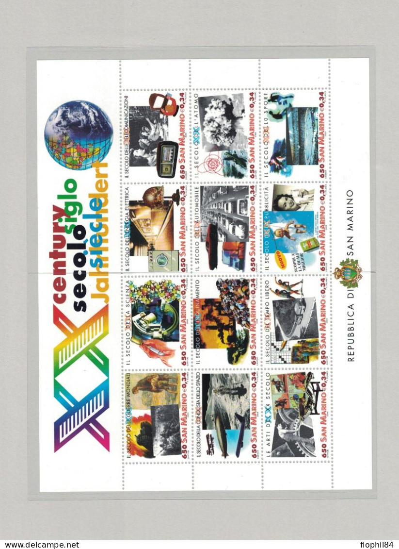 SAN-MARIN - ANNEE 2000 EN POCHETTE DE LA POSTE DE SAN-MARIN - NEUF. - Unused Stamps