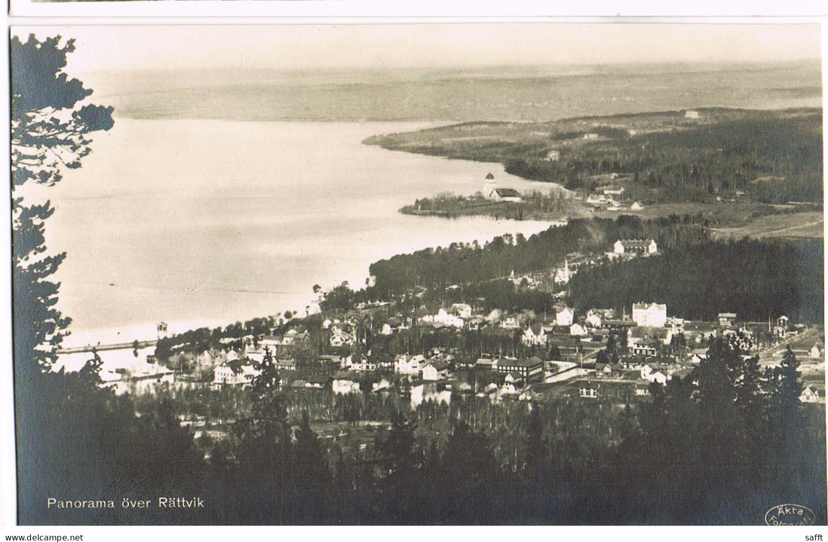 AK Rättvik, Panorama Um 1920 - Schweden