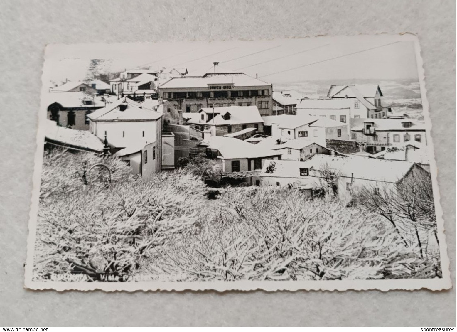 ANTIQUE PHOTO POSTCARD PORTUGAL GOUVEIA - VISTA PARCIAL UNUSED - Guarda