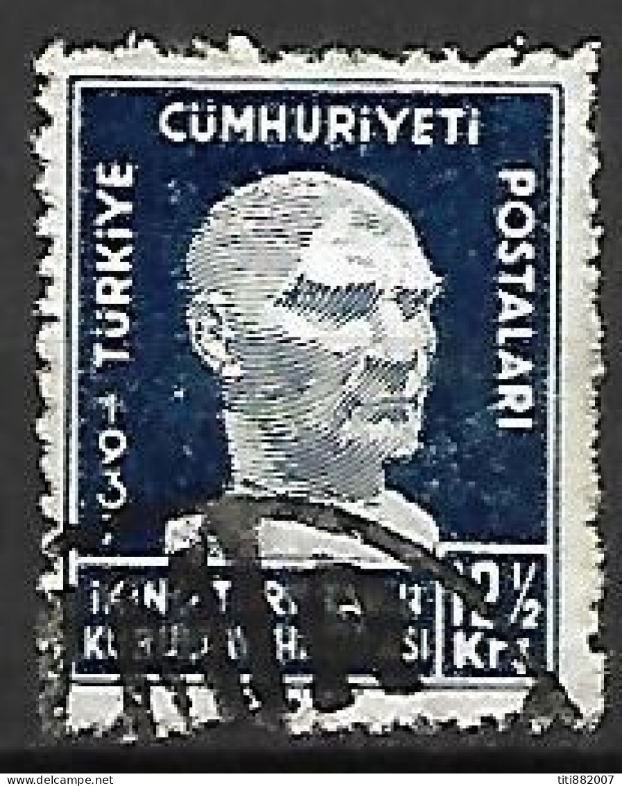 TURQUIE    -   1937 .   Y&T N° 881 Oblitéré - Used Stamps