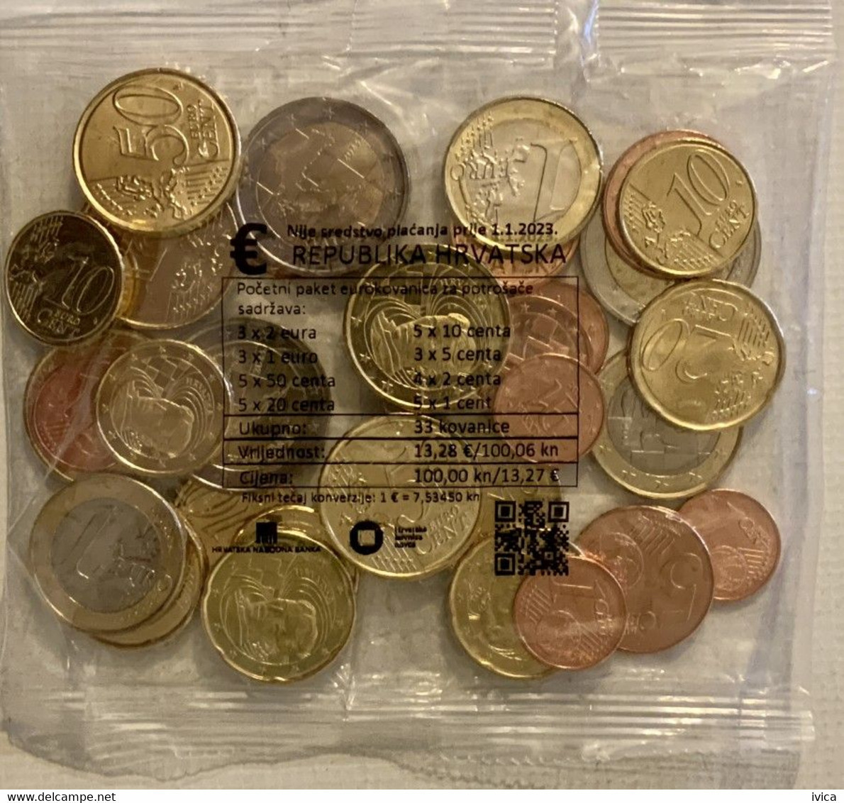 EURO Coins Starter Kit CROATIA 2023 UNC - Kroatië