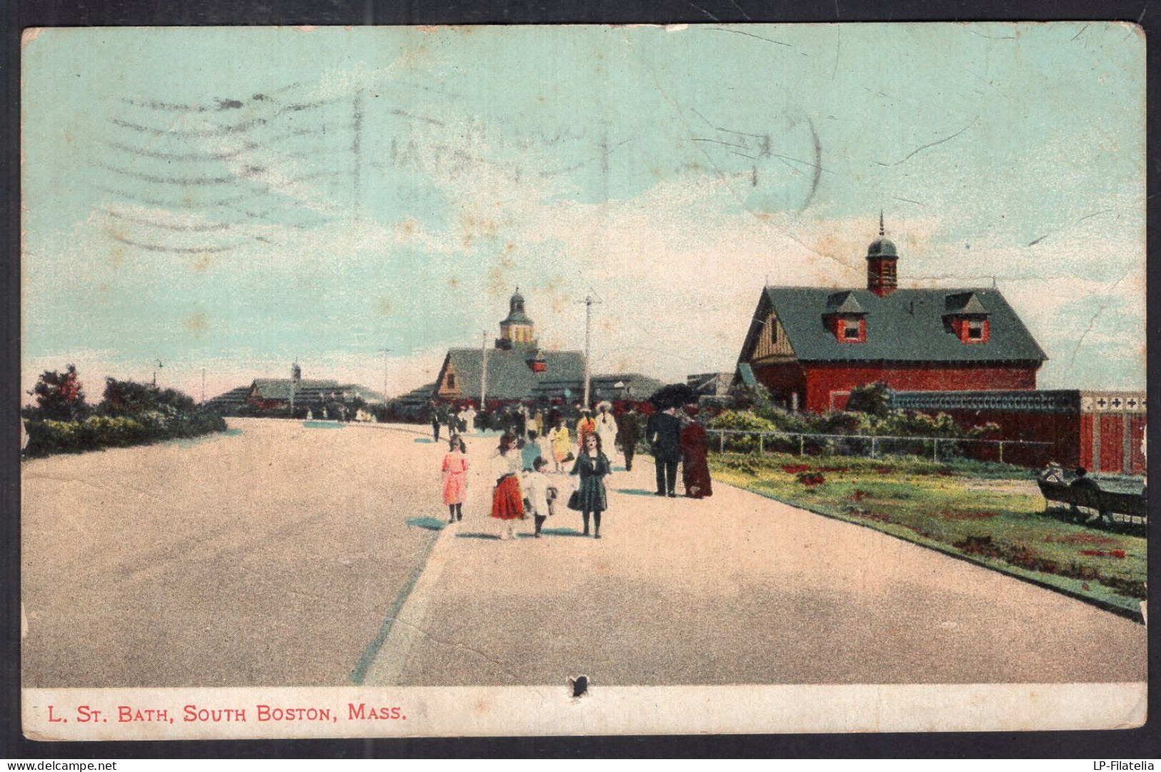 United States - 1908 - Boston - St. Bath South Boston - Boston