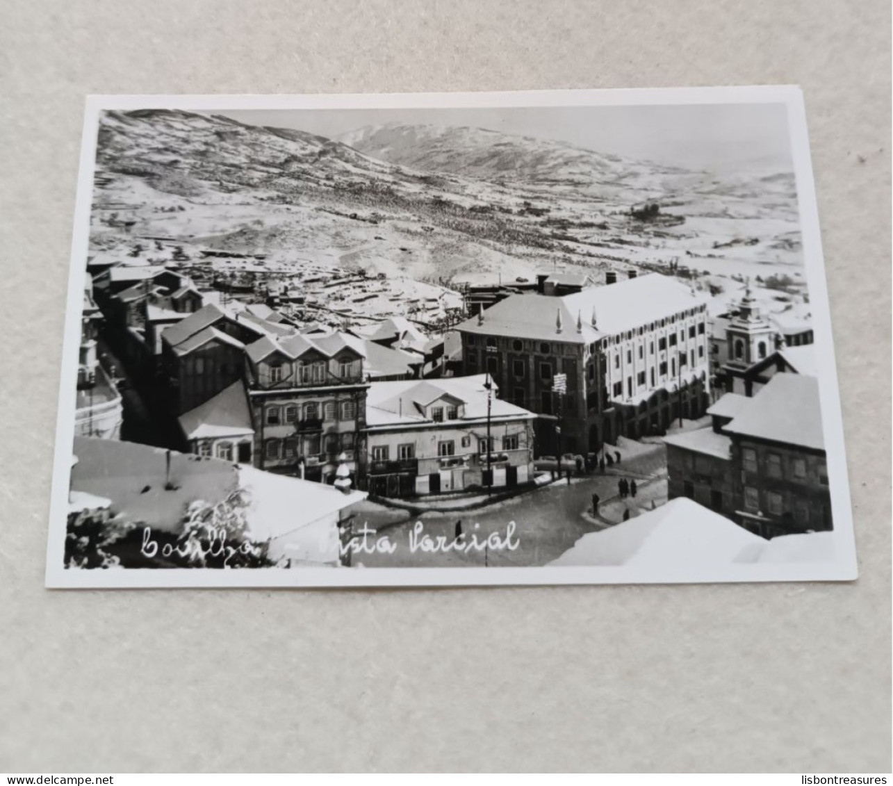 ANTIQUE PHOTO POSTCARD PORTUGAL COVILHA - VISTA PARCIAL COM NEVE UNUSED - Guarda