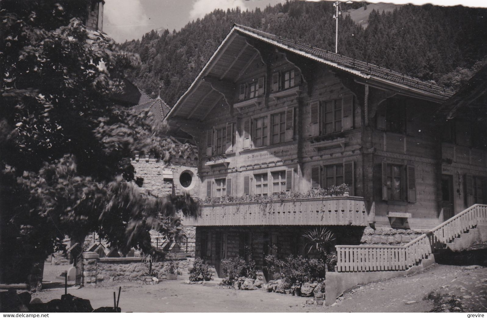 Jaun / Bellegarde, Chalet En Gros Plan. Carte-photo - Bellegarde