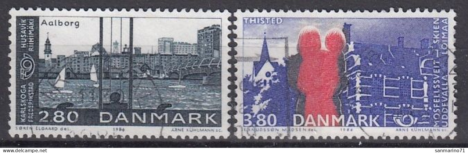 DENMARK 868-869,used,falc Hinged - Gebraucht