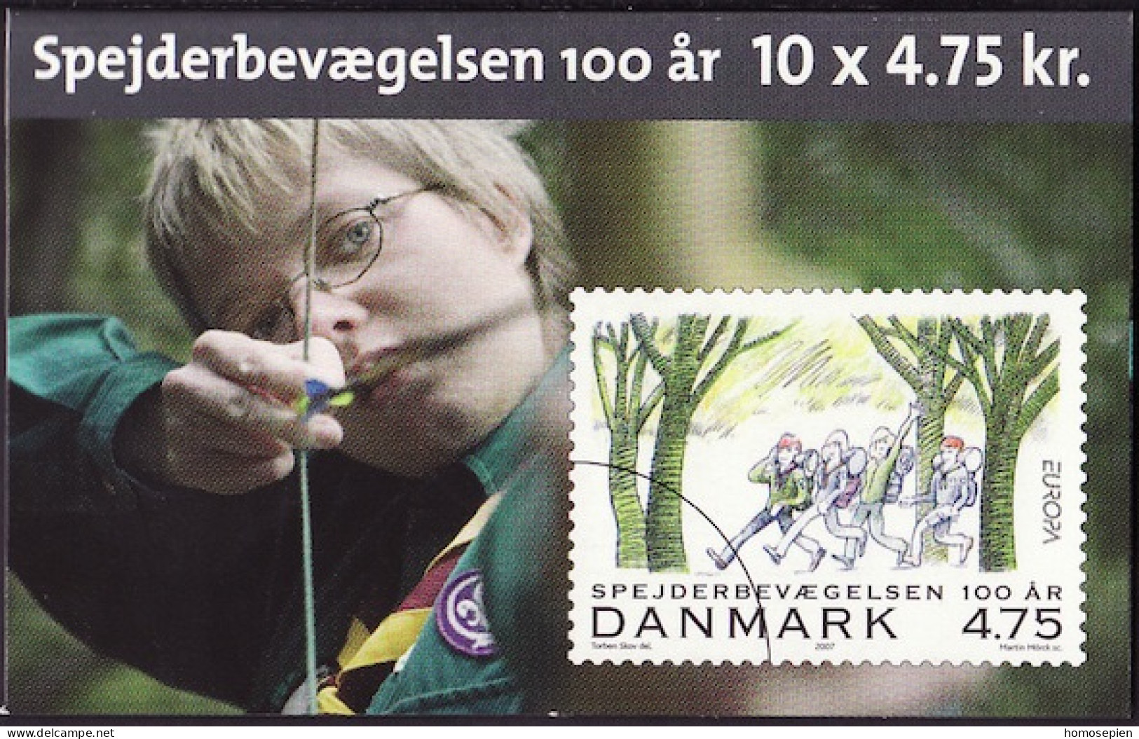 Danemark - Dänemark - Denmark Carnet 2007 Y&T N°C1473 - Michel N°MH1470 - 4,75k EUROPA - Vierge - Libretti