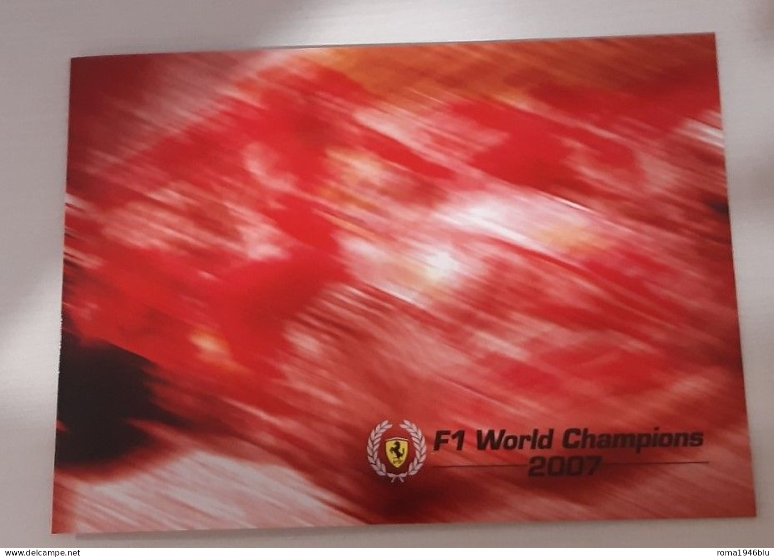 FERRARI CAMPIONE DEL MONDO 2007 BUSTA UFFICIALE - Paquetes De Presentación