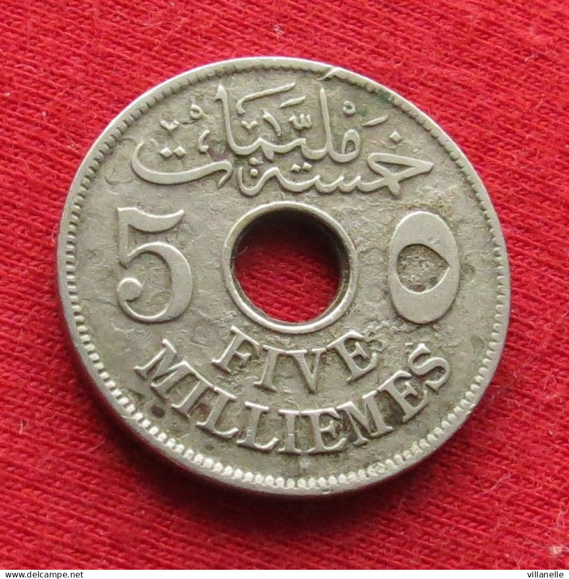 Egypt 5 Milliemes 1916 H Egipto Egypte Egito Egitto Ägypten L3-4 W ºº - Egypte