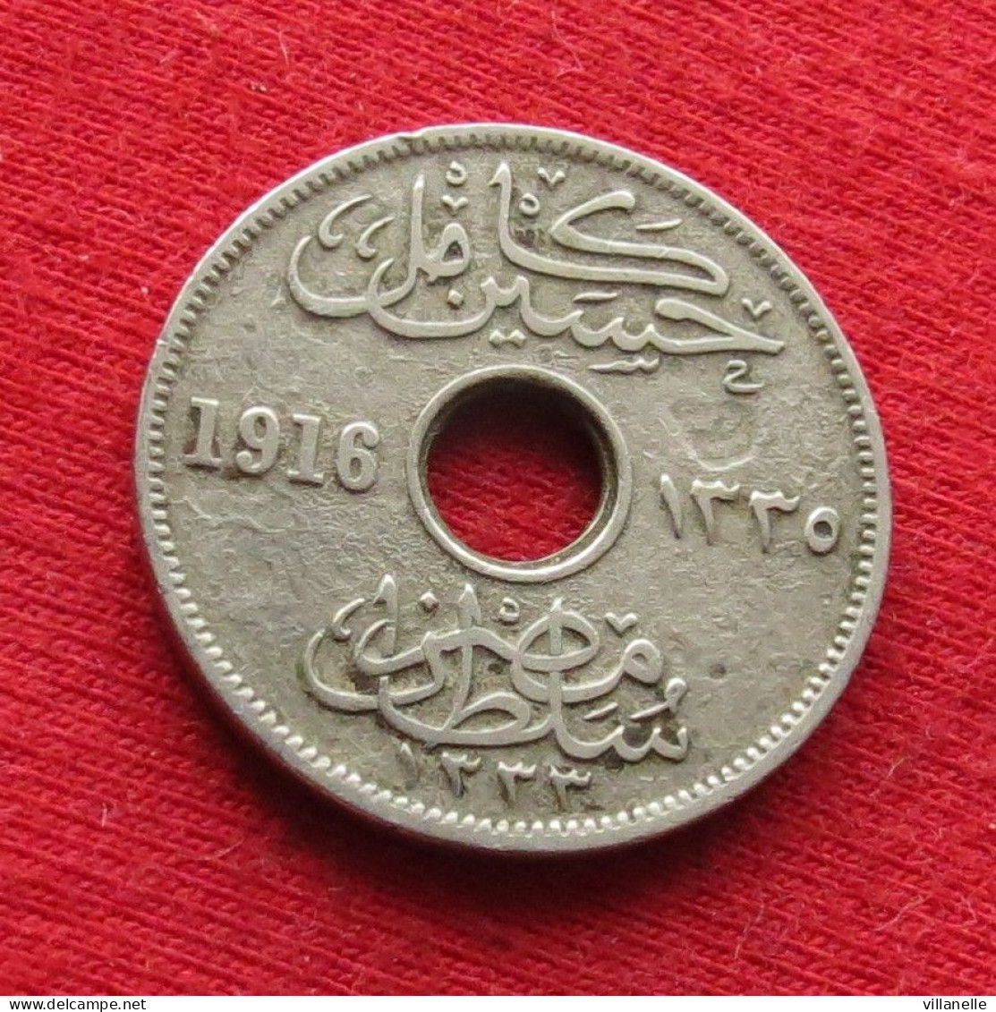 Egypt 5 Milliemes 1916 H Egipto Egypte Egito Egitto Ägypten L3-4 W ºº - Egypte