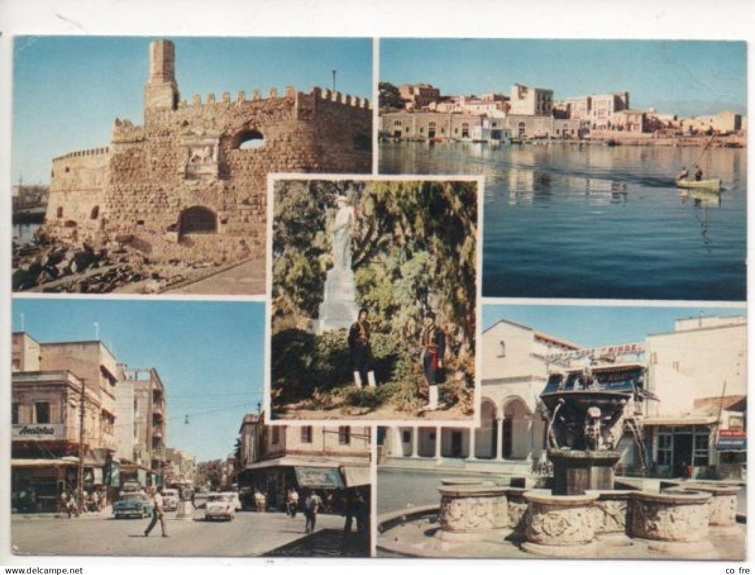 Grèce N°1011 Sur Carte Postale - Brieven En Documenten