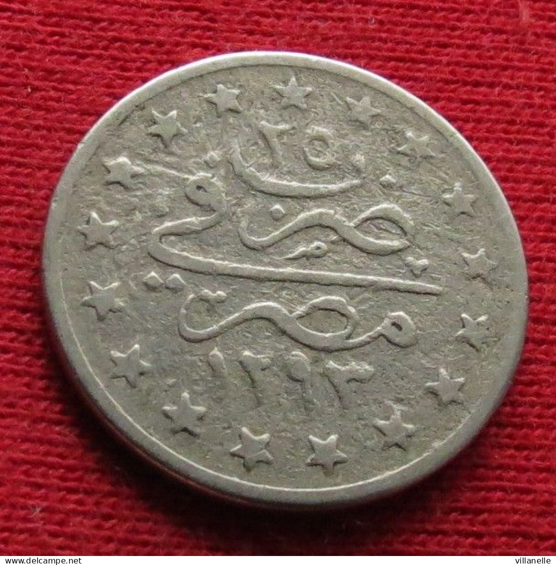 Egypt 1 Qirsh 1293/25 1899 KM# 299 Egipto Egypte Egito Egitto Ägypten L1-3 W ºº - Aegypten