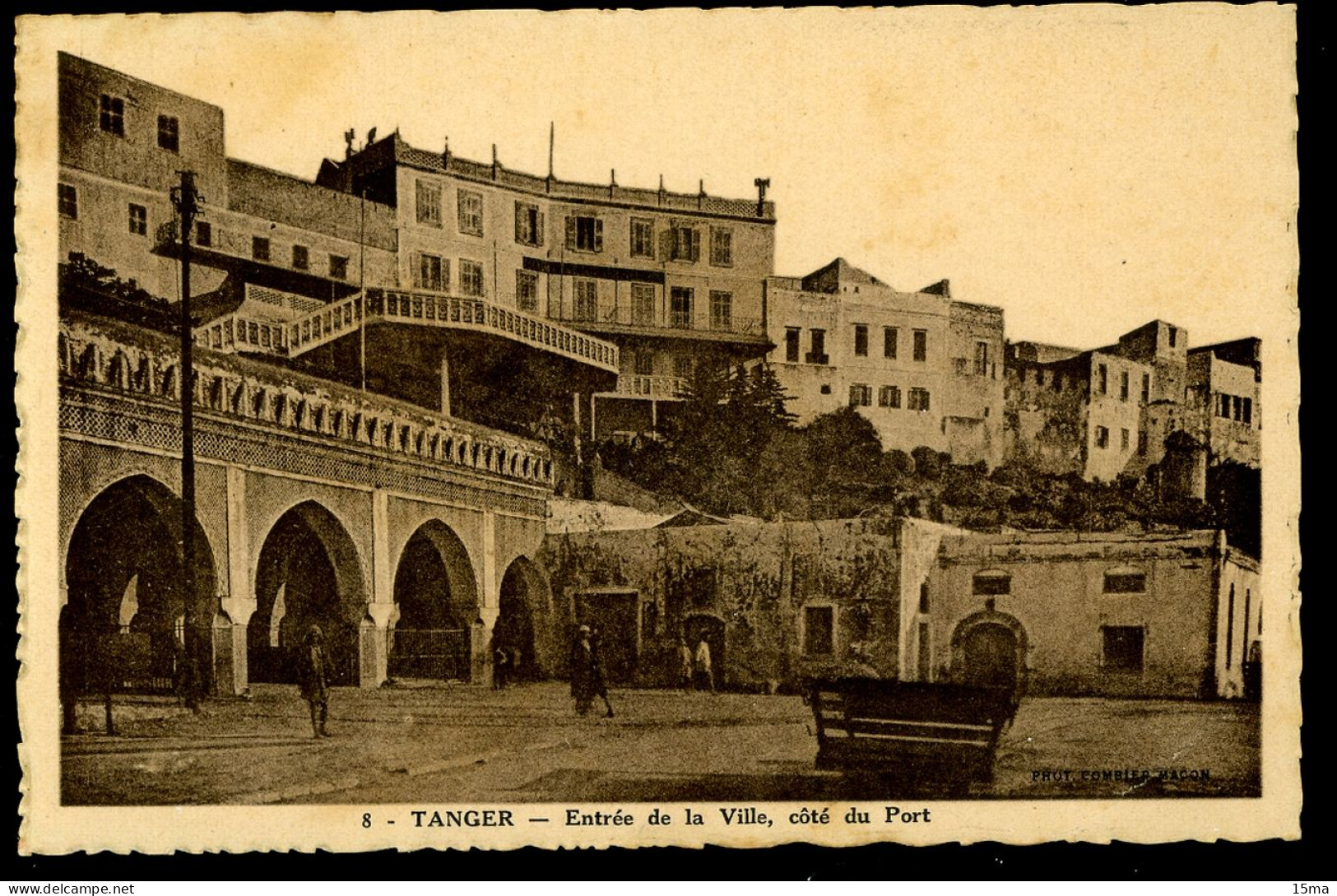 Tanger Entrée De La Ville Côté Du Port Lebrun Frères - Tanger