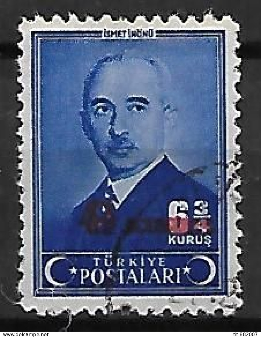 TURQUIE    -   1945 .   Y&T  N° 1026 Oblitéré .surchargé - Gebraucht