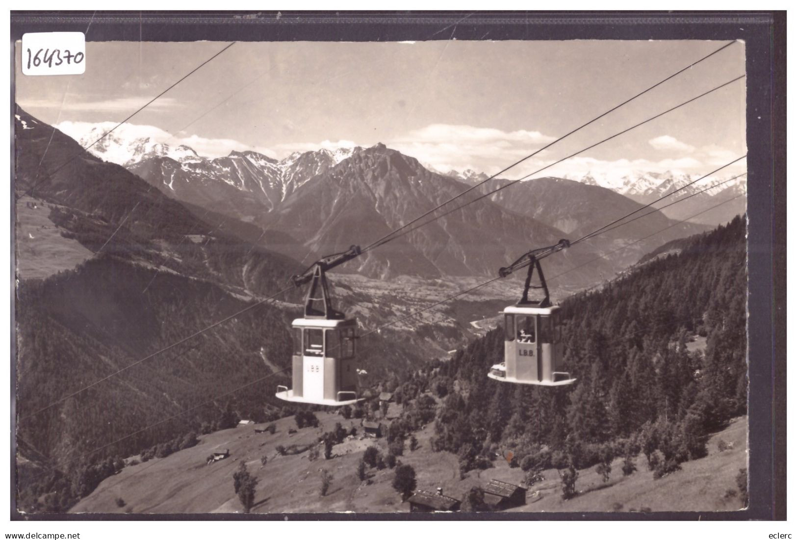 LUFTSEILBAHN BETTEN-BETTMERALP - TB - Bettmeralp