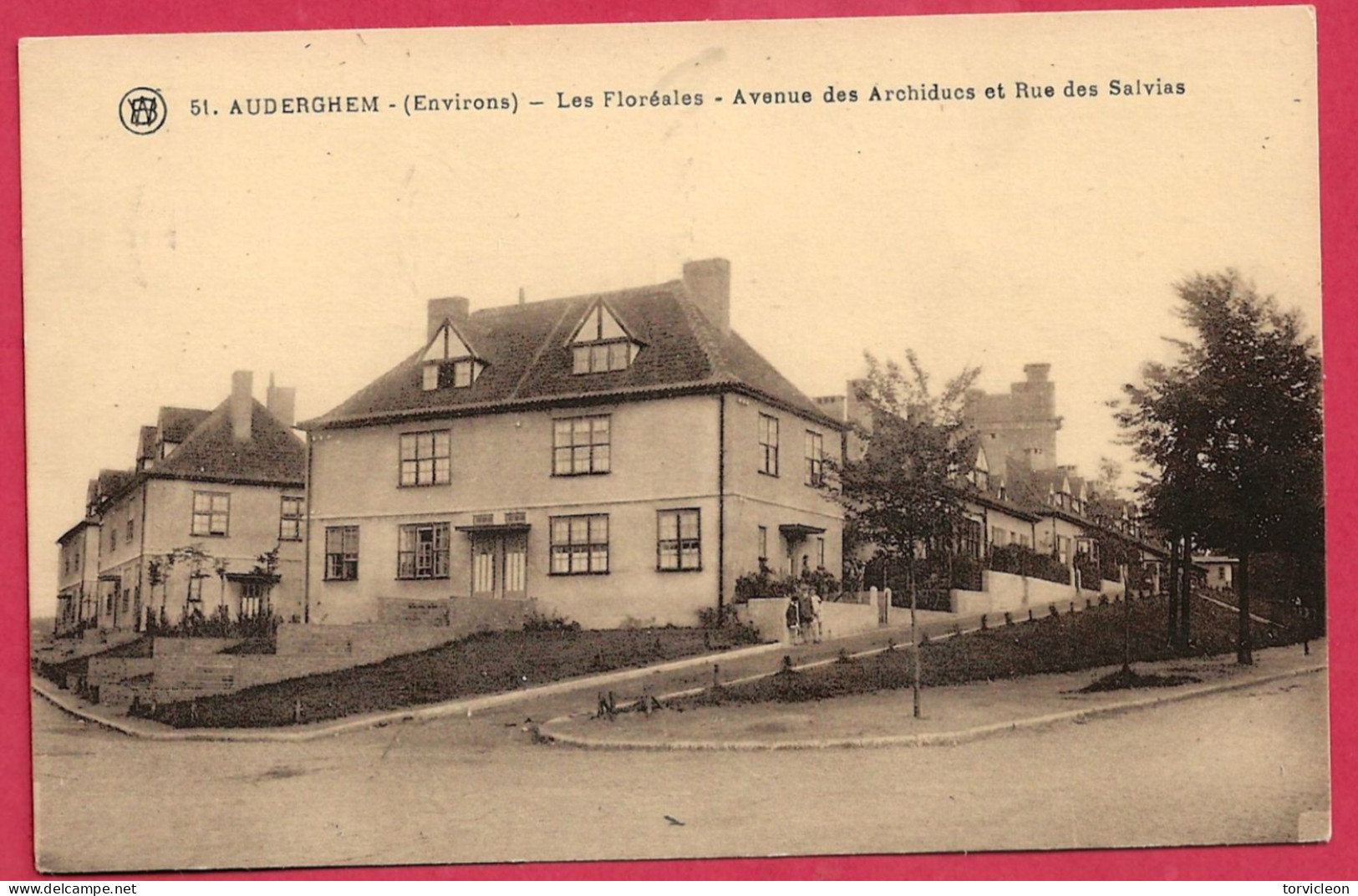 C.P. Auderghem = Avenue  Des Archiducs Et  Rue  Des Salvias   :  Les  Floréales - Auderghem - Oudergem