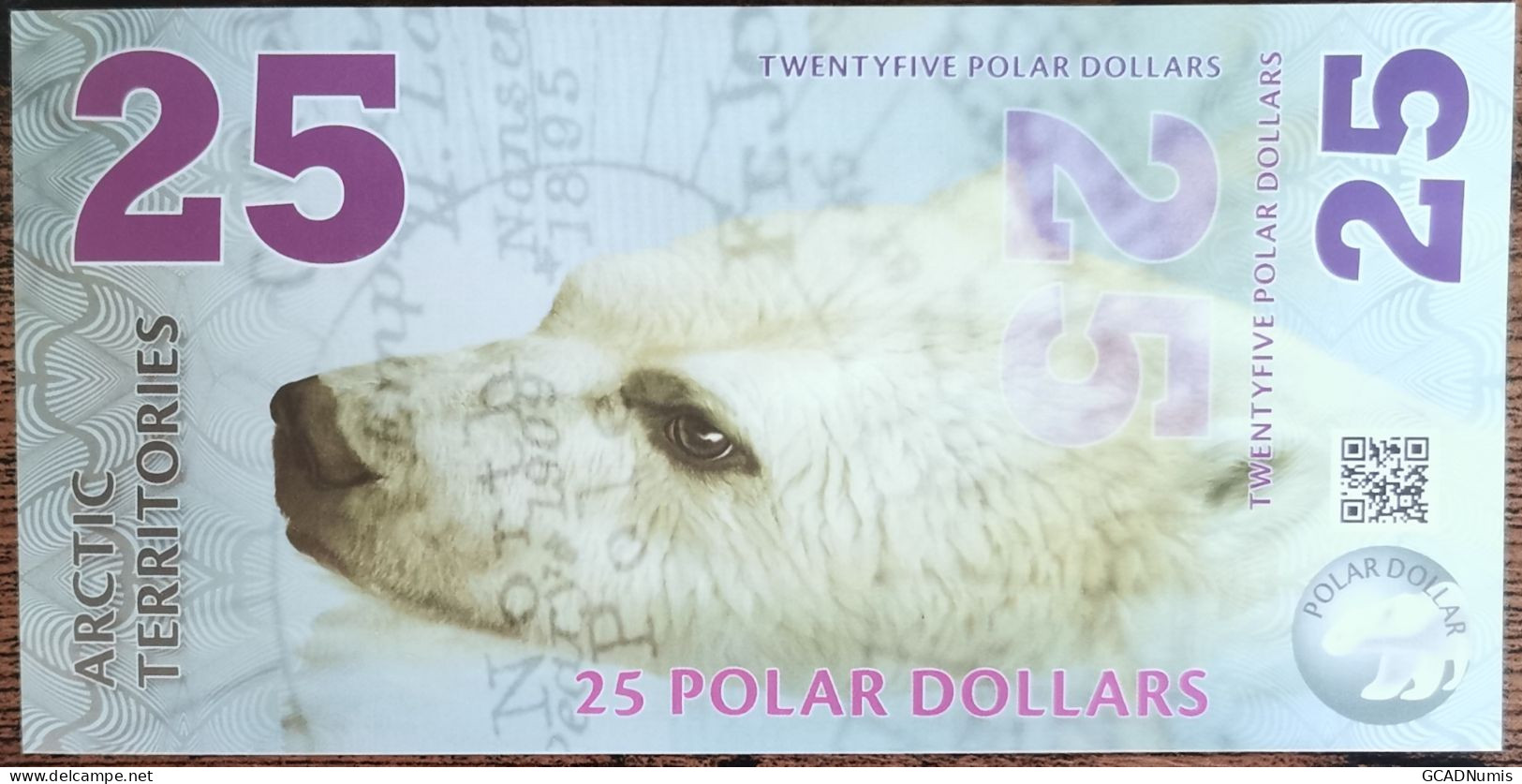 Billet 25 Polar Dollars - OURS POLAIRES - 2017  Arctic Territories - Arctique - Altri – America