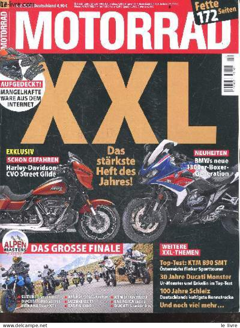 MOTORRAD N°17, 4.8.2023 - XXL Das Starkste Heft Des Jahres - BMW Neue 1300er-boxer-generation - Harley Davidson CVO Stre - Otros & Sin Clasificación