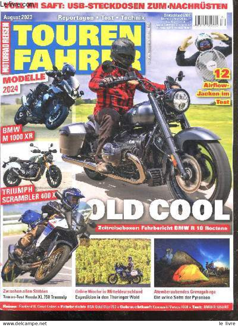 Touren Fahrer N°8, August 2023- Modelle 2024- BMW M1000 XR, Triumph Scrambler 400X, Old Cool Zeitreiseboxer: Fahrbericht - Sonstige & Ohne Zuordnung