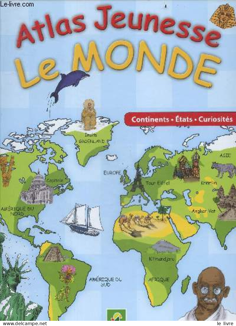 Atlas Jeunesse - Le Monde - Continents, Etats, Curiosites - Collectif - 0 - Kaarten & Atlas
