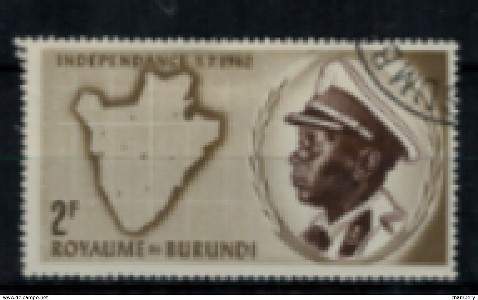 Burundi - "Indépendance : Roi Et Carte Du Burundi" - Oblitéré N° 28 De 1962 - Used Stamps