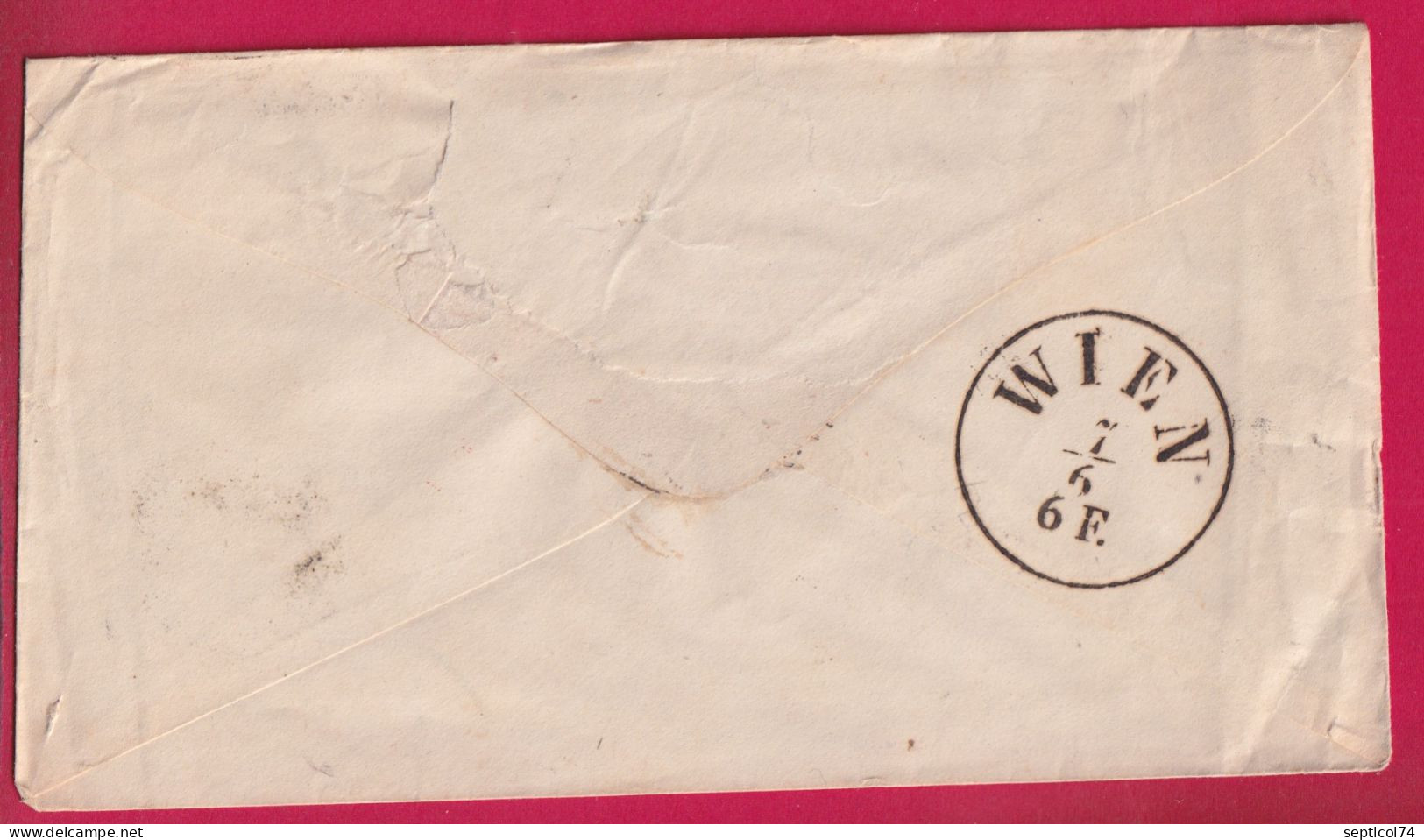 LETTRE DE BRAUNAU AUTRICHE AUSTRIA POUR ODESSA UKRAINE TAXE 20 EN ROUGE LETTRE - ...-1850 Prephilately