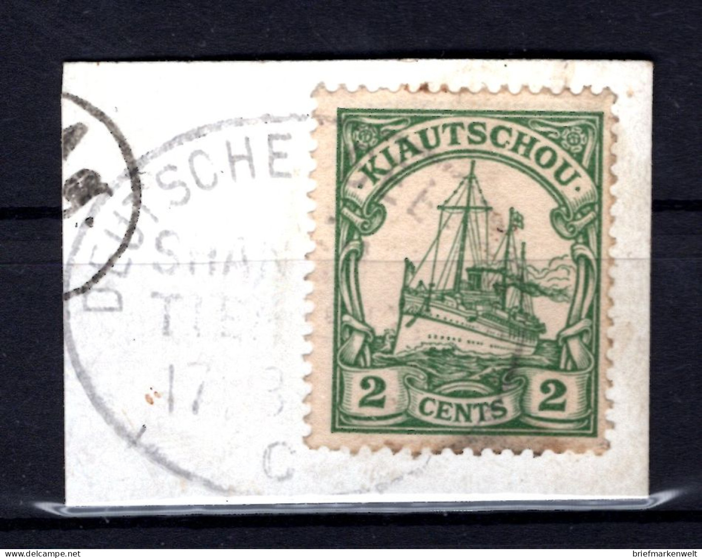 Kiautschou 19 Mit Vollem SEEPOST Shanghai-Tientsin C (L1051 - Kiaochow