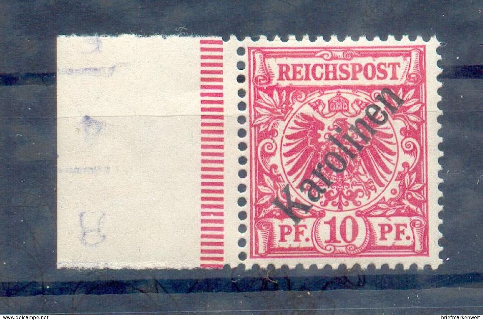 Karolinen 3I Mit SEITENRAND ** MNH POSTFRISCH 200EUR (13658 - Islas Carolinas