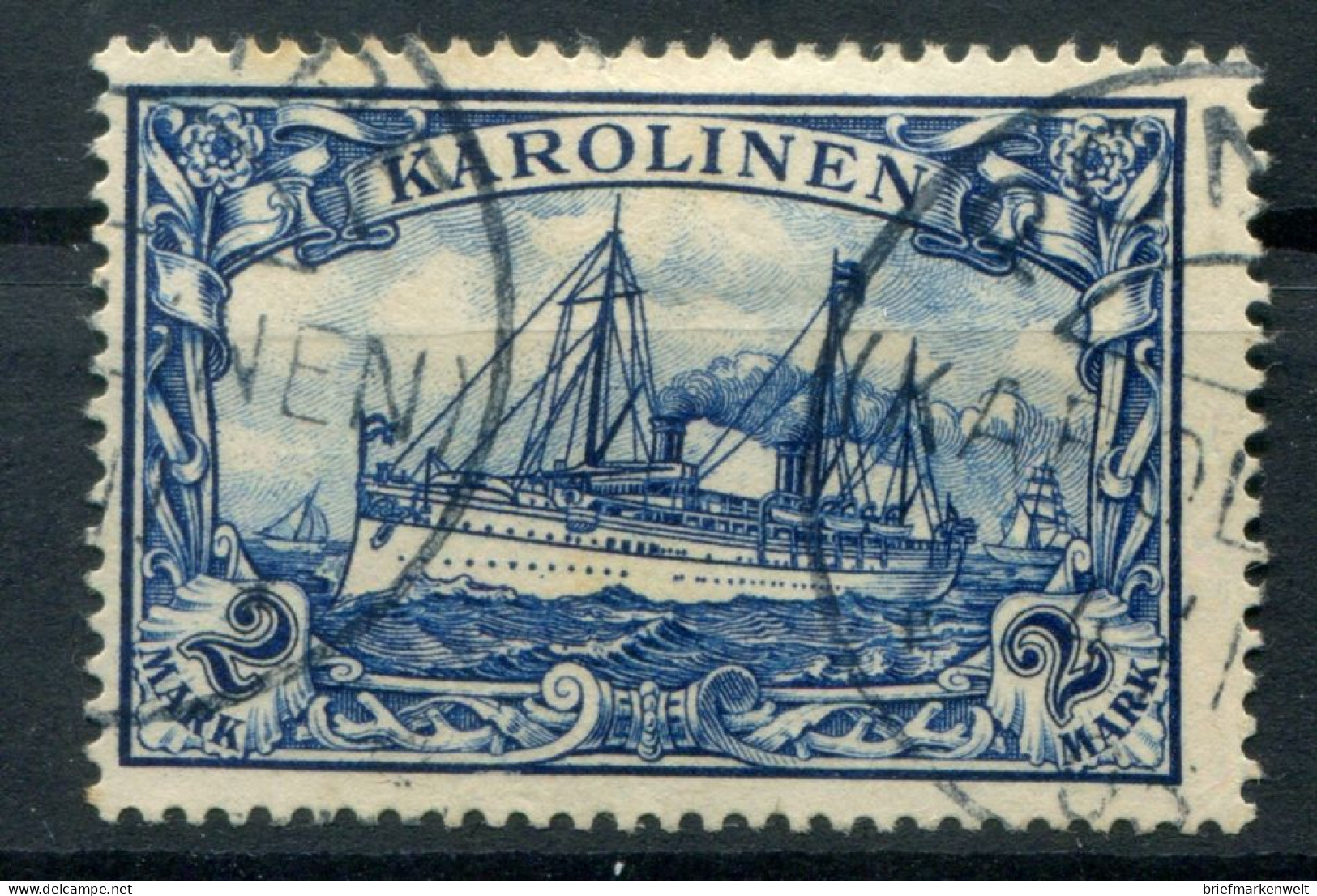 Karolinen 16 Tadellos Gest. 100EUR (L4311 - Carolines