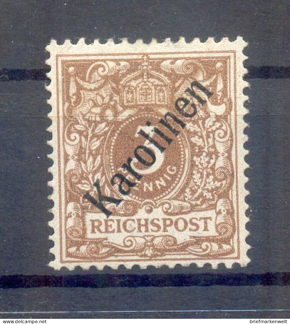 Karolinen 1I GUMMI Nicht Original * MH (13912 - Isole Caroline