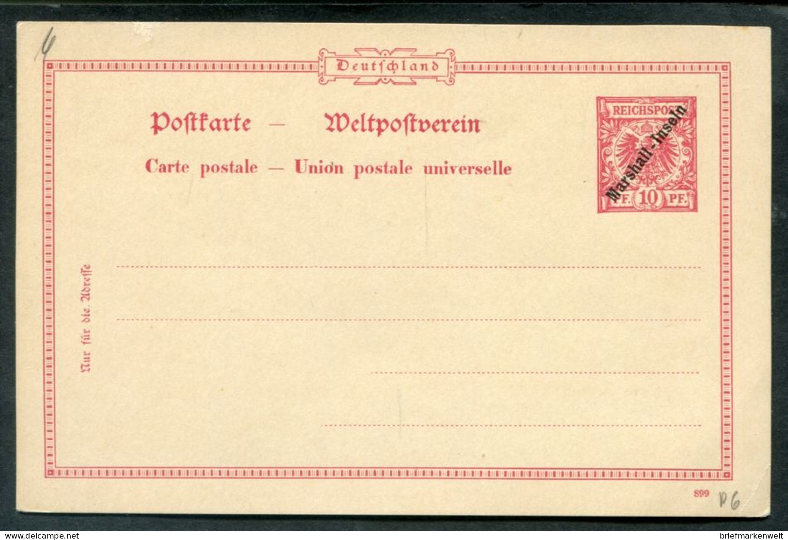 Marshall-I. GA P6 Tadellos ** MNH POSTFRISCH (L9963 - Marshall-Inseln