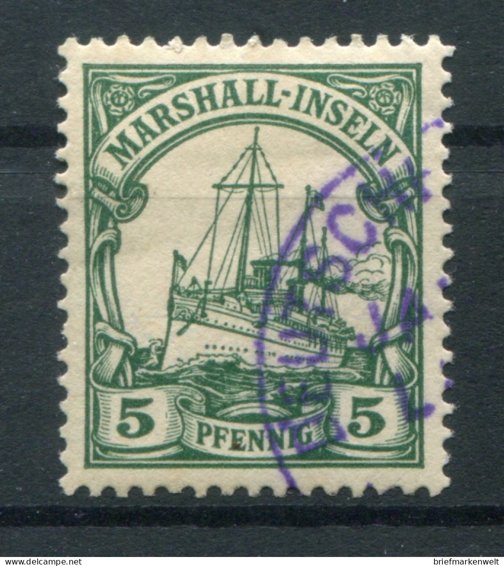 Marshall-I. 8 Mit Violettem SEEPOSTStpl Gest. (L4319 - Marshall