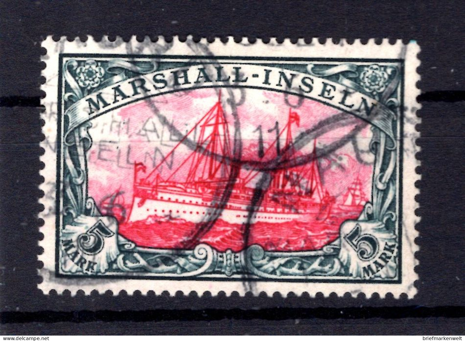 Marshall-I. 25 Tadellos Gest. 600EUR (T5342 - Marshall-Inseln