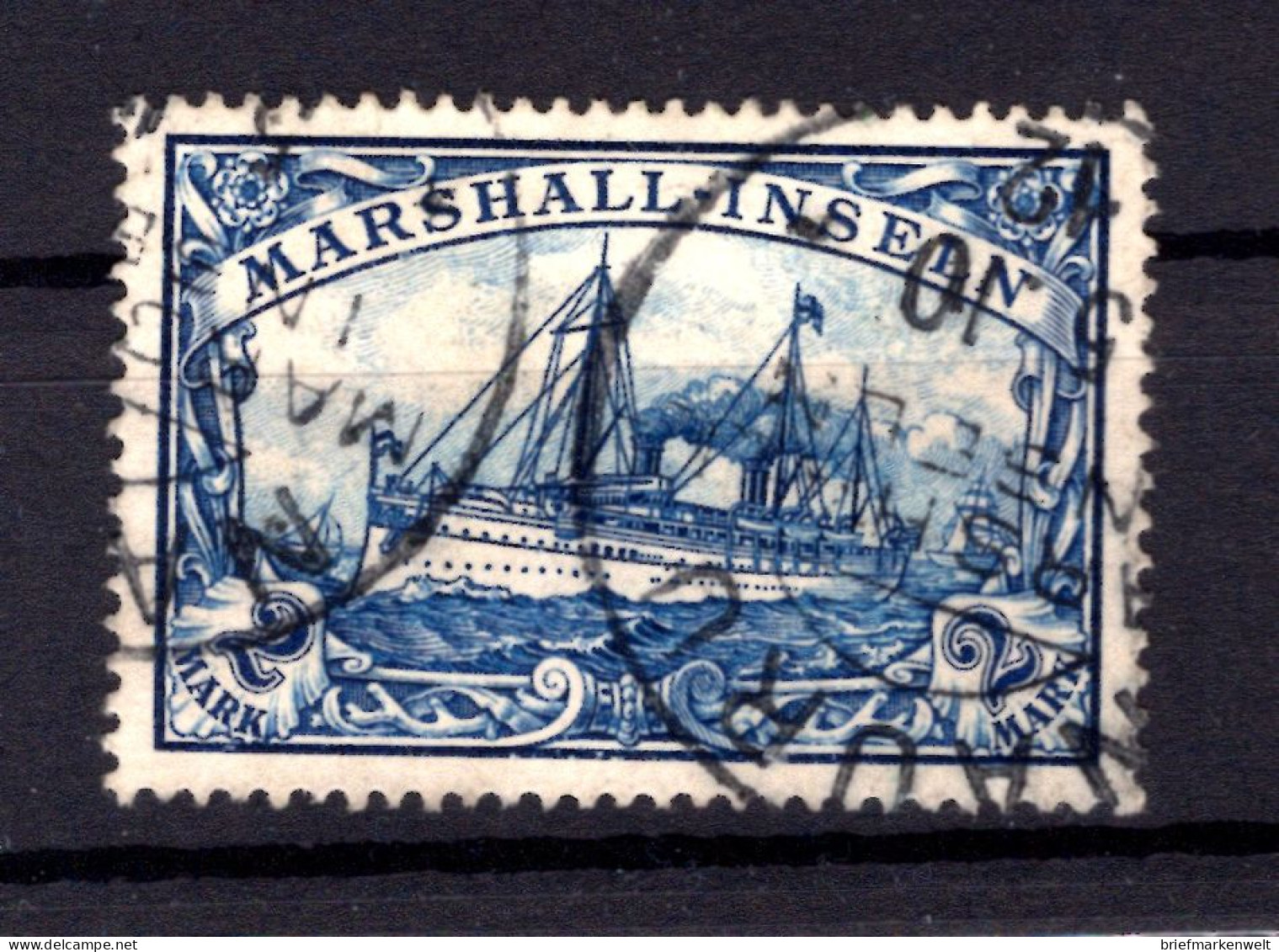 Marshall-I. 23 Ideal NAURU Gest. (T8696 - Marshalleilanden