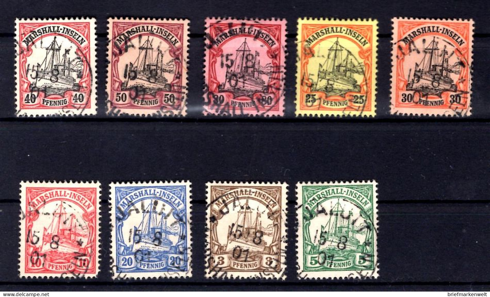 Marshall-I. 13/21 KURZSATZ Gest. 145EUR (L2852 - Marshall Islands