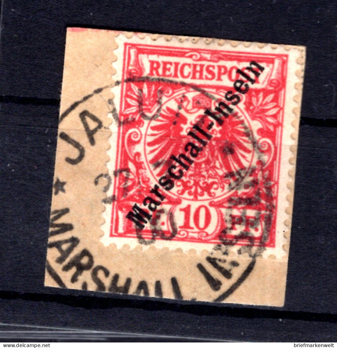 Marshall-I. 3I STEMPEL SORTE II Gest. Luxusbriefstück BPP 190EUR (L8105 - Marshalleilanden