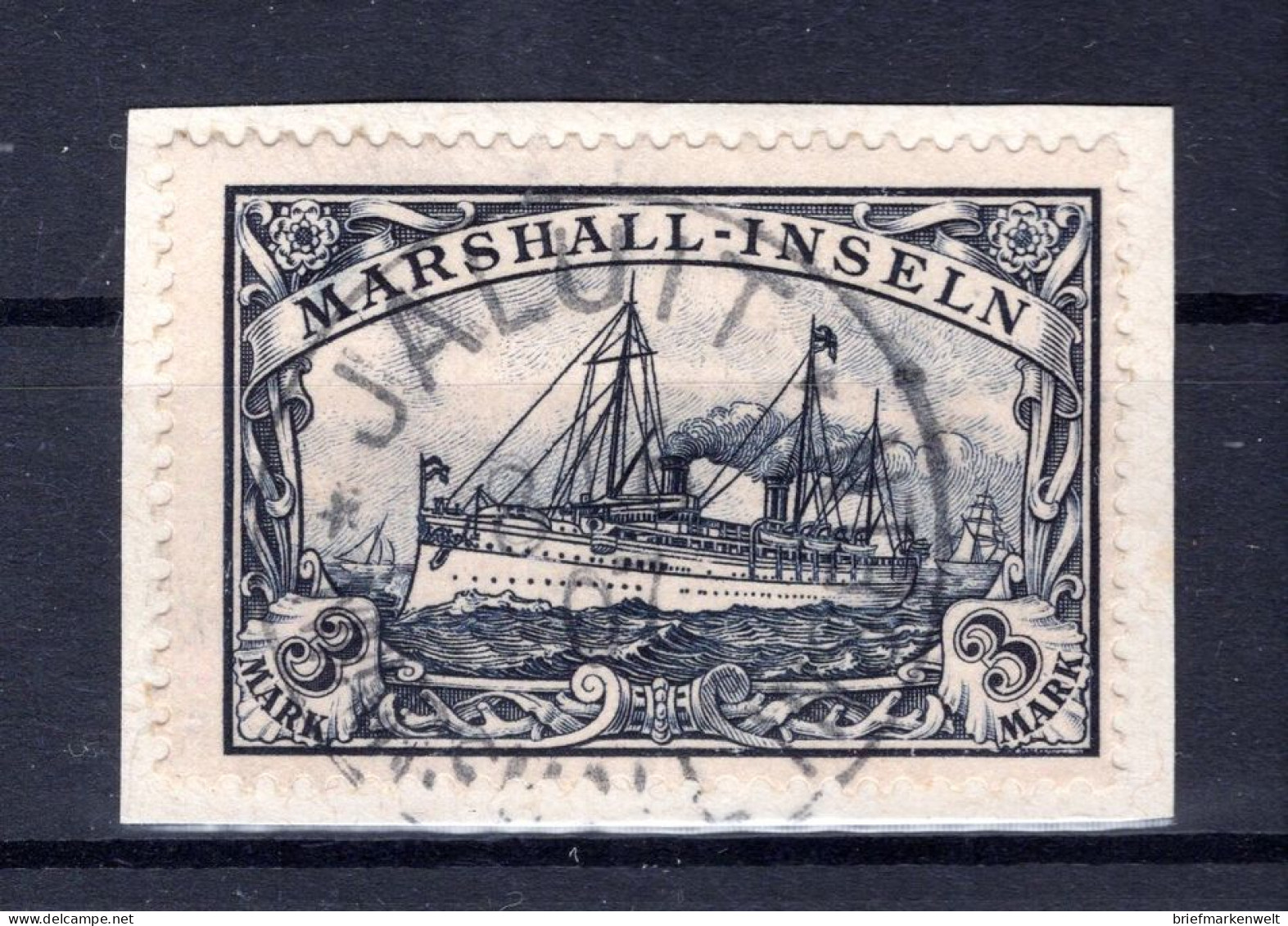 Marshall-I. 24 Herrlich Auf Gest. Luxusbriefstück 240EUR (L2040 - Marshall